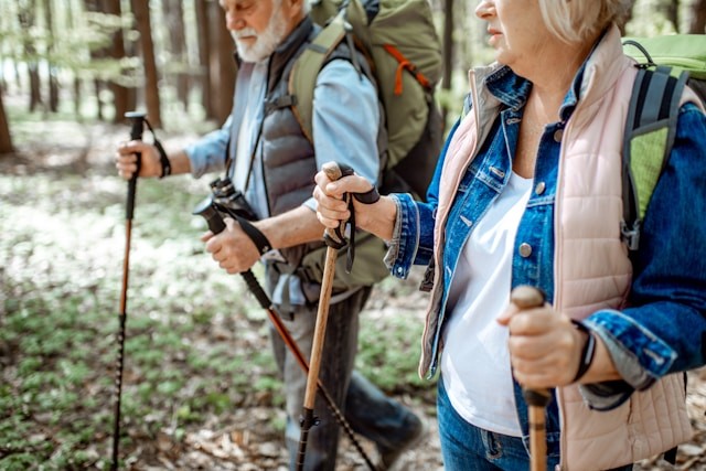 seniors walking